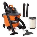 RIDGID 6 Gallon 3.5 Peak HP NXT Shop Vacuum Wet Dry Vac with General Debris Filter, Locking Hose and Accessory Attachments   Customer Returns See Pictures