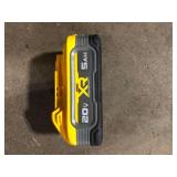 DEWALT POWERSTACK 20V Lithium-Ion 5.0Ah Battery Pack  Customer Returns See Pictures
