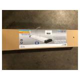 Commercial Electric Moroccan 48 in. x 10 in. Dark Bronze CCT Selectable LED Flush Mount Ceiling Light 4000 Dimmable Lumens Customer Returns See Pictures