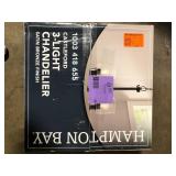 Hampton Bay Castleford 3-Light Oil Rubbed Bronze Transitional Classic Chandelier for Dining Areas with No Bulbs Included  Customer Returns See Pictures