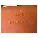 Set of 6 Frankoma Pottery Plainsman Gold Serving Platters and Divided Dishes