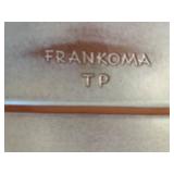 Set of 6 Frankoma Pottery Plainsman Gold Serving Platters and Divided Dishes