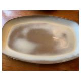 Set of 6 Frankoma Pottery Plainsman Gold Serving Platters and Divided Dishes