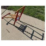 Vintage Viking Imports Wooden Kick Sled from Norway