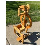 Walter Kroker Pinnrad Single Drive Spinning Wheel with Irish Tension from the 70
