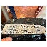 Walter Kroker Pinnrad Single Drive Spinning Wheel with Irish Tension from the 70