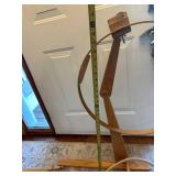 Artisan Design Gazelle Needlework Adjustable Wooden Quilting Floor Stand Hoops and Arm