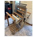 Vintage Folding Floor Weaving Loom