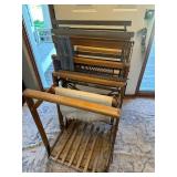 Vintage Folding Floor Weaving Loom