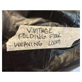 Vintage Folding Floor Weaving Loom