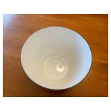 Arabia Finland Ceramic Bowl with Blue Pattern