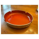 Set of 4 Mid-Century Modern Isama Kemochi Style Aluminum Ashtrays with Enamel Coating