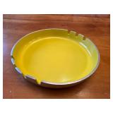 Set of 4 Mid-Century Modern Isama Kemochi Style Aluminum Ashtrays with Enamel Coating