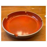 Set of 4 Mid-Century Modern Isama Kemochi Style Aluminum Ashtrays with Enamel Coating