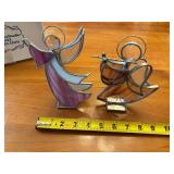 GlassHouse Studio Angel Collection Stained Glass Figurines