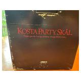 Kosta Party Bowl Embossed Glass by Design WÃ¤rff