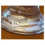 Kosta Party Bowl Embossed Glass by Design WÃ¤rff