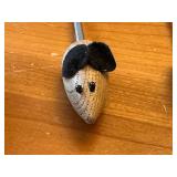 Set of 6 MCM Viking Teak Cheese Picks with Mouse Design