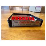 Set of 6 MCM Viking Teak Cheese Picks with Mouse Design