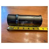 Vintage Japanese Bronze Chokin Vase with Mountain Design