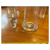 Mikasa BLOCK Crystal Ice Vodka Decanter Set with 6 Glasses