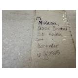 Mikasa BLOCK Crystal Ice Vodka Decanter Set with 6 Glasses