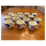 Collection of 14 Vintage Boy Scouts BSA and Commemorative Restaurant Ware Mugs