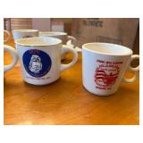 Collection of 14 Vintage Boy Scouts BSA and Commemorative Restaurant Ware Mugs
