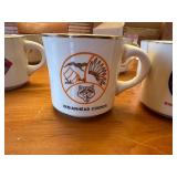 Collection of 14 Vintage Boy Scouts BSA and Commemorative Restaurant Ware Mugs