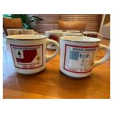 Collection of 14 Vintage Boy Scouts BSA and Commemorative Restaurant Ware Mugs
