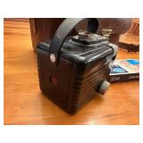 Vintage Brownie Hawkeye Camera with Flash in Leather Case