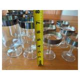 Set of 12 Vintage Dorothy Thorpe Allegro Glasses