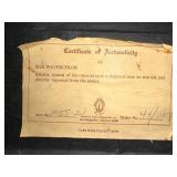 Large Vintage Framed Silk Watercolor Artwork with Asian Inspired Landscape Scene