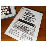 Underwood 378 Vintage Manual Typewriter with Blue Case and Carbon Paper