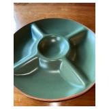 Casa Verde Terra Cotta Tableware Divided Serving Tray
