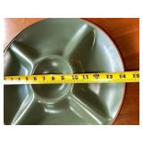 Casa Verde Terra Cotta Tableware Divided Serving Tray