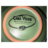 Casa Verde Terra Cotta Tableware Divided Serving Tray