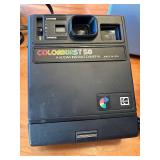 Collection of Vintage Cameras: Kodak, Polaroid Super Shooter, and Polaroid 220