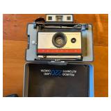 Collection of Vintage Cameras: Kodak, Polaroid Super Shooter, and Polaroid 220