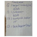 Vintage Frankoma Plainsman Gold Stoneware Pottery Set with Mugs, Pitchers, and Salt Shakers - 14 Pieces