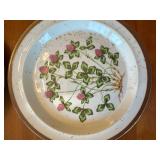 Set of 12 Vintage Wildflower Speckled Stoneware Salad Plates Sweet Clover No 205 Japan