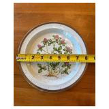 Set of 12 Vintage Wildflower Speckled Stoneware Salad Plates Sweet Clover No 205 Japan