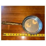 Vintage Douro B&M Cooper Brass Stainless Steel Saute / Frying Pan with Handle