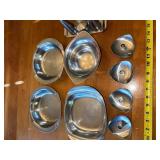 Vintage Stainless Steel Serving Pieces from Denmark, Sweden and Germany