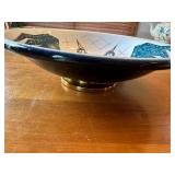 Vintage Ceramic Decorative Bowl with Rooster Design