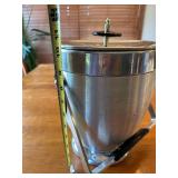 1950s Kronex Atomic Aluminum Ice Bucket with Lid