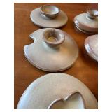 Set of 10 Handmade  Frankoma Ceramic Pottery Vessels with Unique Designs