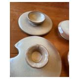 Set of 10 Handmade  Frankoma Ceramic Pottery Vessels with Unique Designs