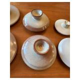 Set of 10 Handmade  Frankoma Ceramic Pottery Vessels with Unique Designs