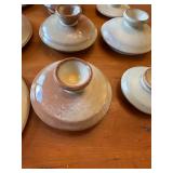 Set of 10 Handmade  Frankoma Ceramic Pottery Vessels with Unique Designs